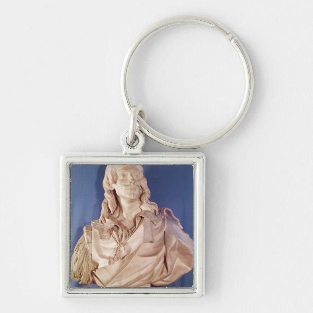 Bust of Jean de Rotrou  1783 Keychain (Front)