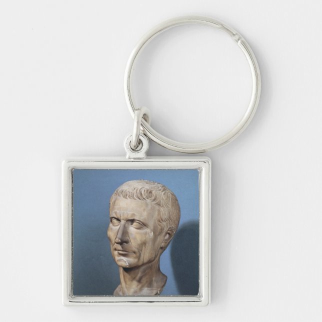 Bust of Julius Caesar Keychain (Front)