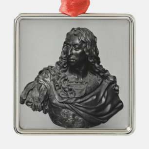 Bust of Louis II Prince of Bourbon Metal Ornament