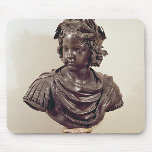 Bust of Louis XIV  as a child Mouse Pad (Front)