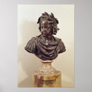 Bust of Louis XIV  as a child Poster