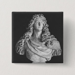 Bust of Louis XIV c.1678-81 2 Inch Square Button