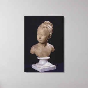 Bust of Louise Brongniart, 1777 Canvas Print
