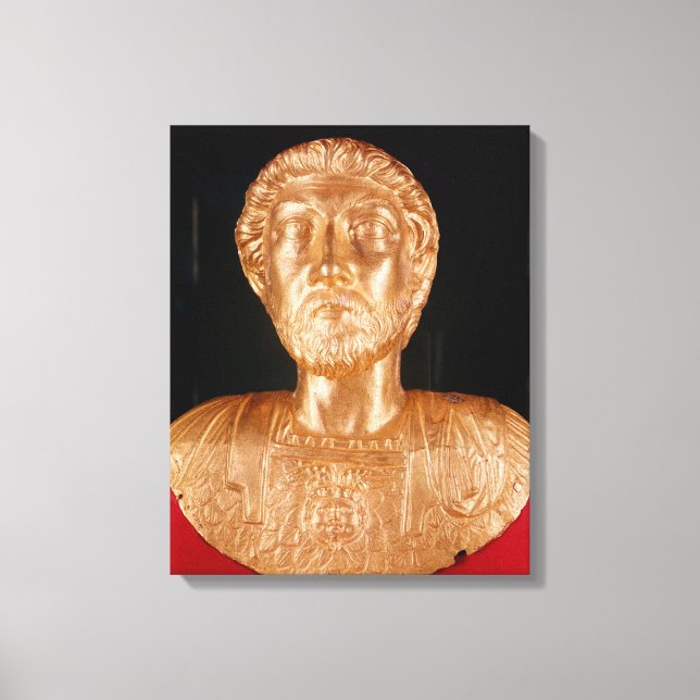 Bust of Marcus Aurelius Canvas Print (Front)