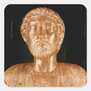 Bust of Marcus Aurelius Square Sticker