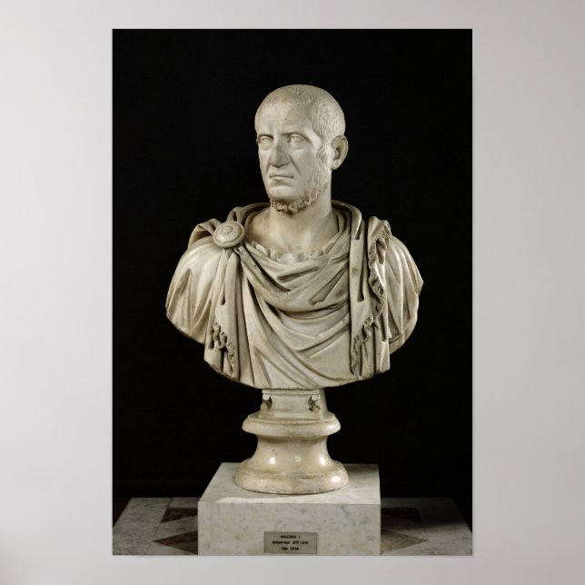 Bust of Marcus Claudius Tacitus Poster (Front)