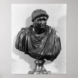 Bust of Nero , copy of an original Poster