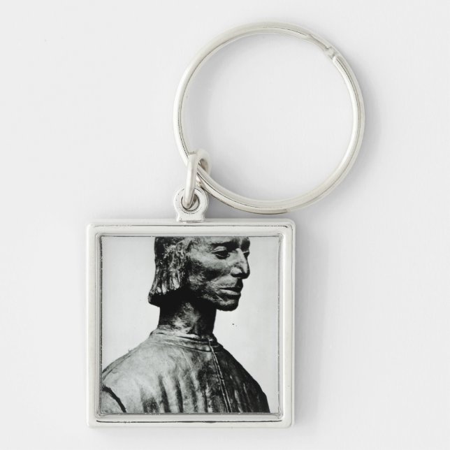 Bust of Niccolo Machiavelli Keychain (Front)