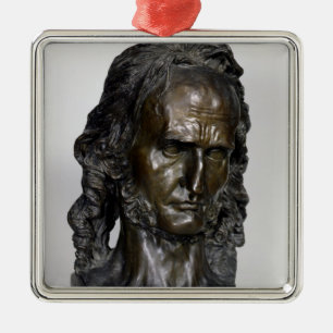 Bust of Nicolo Paganini  1830 Metal Ornament