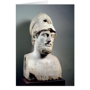 Bust of Pericles copy of a Greek original