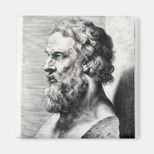 Bust of Plato engraved by Lucas Emil Magnet
