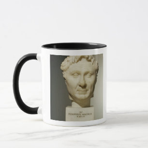 Bust of Pompey (106-48 BC) c.60 BC (marble) Mug