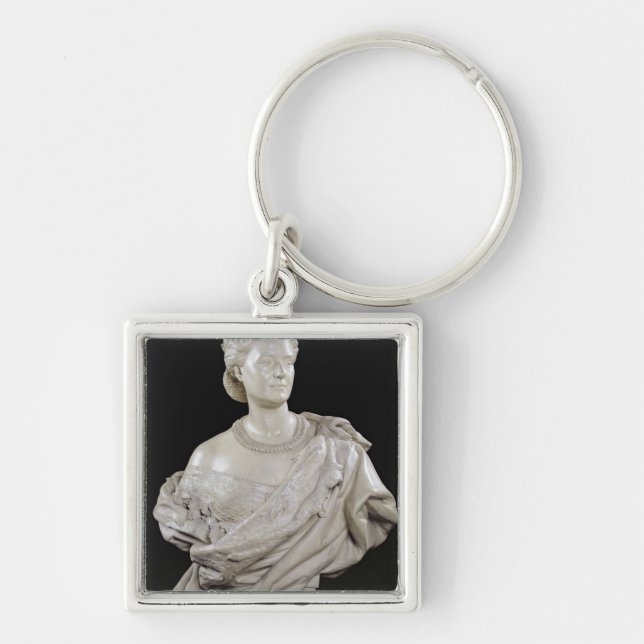 Bust of Princess Mathilde  c.1862-63 Keychain (Front)