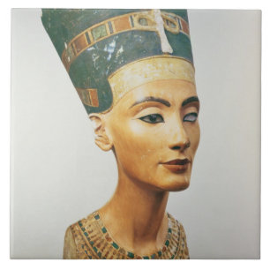 Bust of Queen Nefertiti, from the studio of the sc Tile
