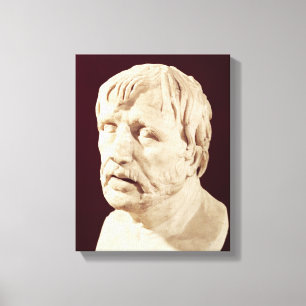 Bust of Seneca Canvas Print