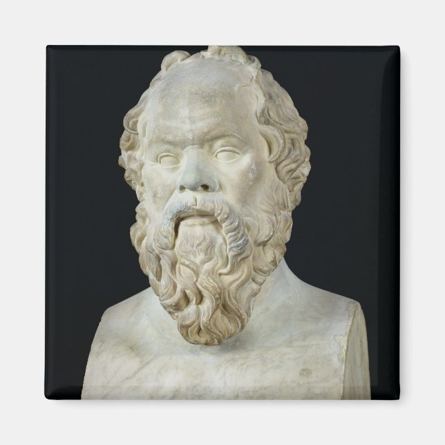 Bust of Socrates Magnet (Front)