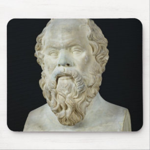 Bust of Socrates Mouse Pad