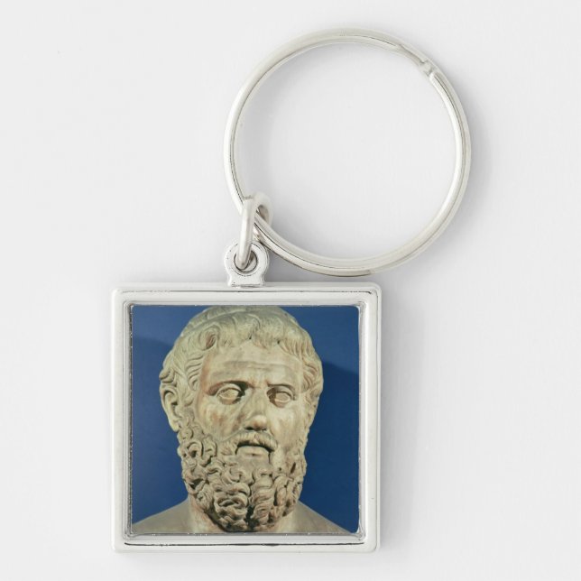 Bust of Sophocles Keychain (Front)