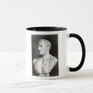 Bust of Thucydides , engraved by Barbant Mug