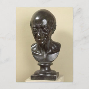 Bust of Voltaire  1778 Postcard