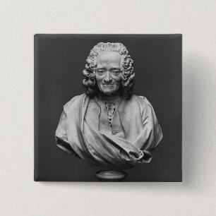 Bust of Voltaire 2 Inch Square Button