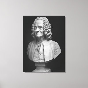 Bust of Voltaire Canvas Print