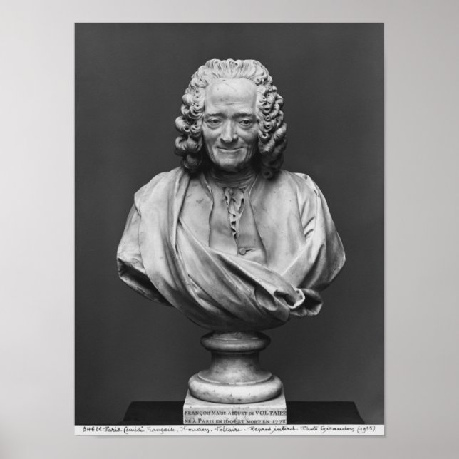 Bust of Voltaire Poster (Front)