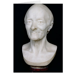 Bust of Voltaire without his wig, 1778