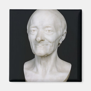 Bust of Voltaire without his wig, 1778 Magnet