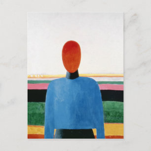 Bust of Woman Postcard