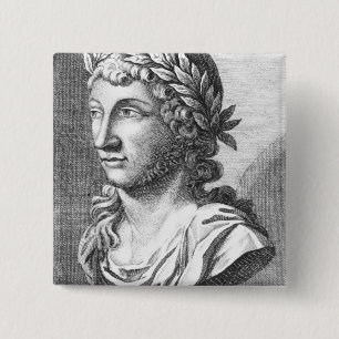 Bust of Xenophanes 2 Inch Square Button