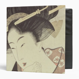 Bust portrait of the heroine Kioto of the Itoya Binder