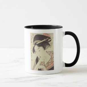 Bust portrait of the heroine Kioto of the Itoya Mug
