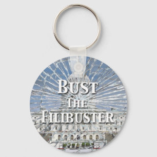 Bust The Filibuster Keychain