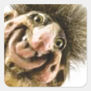 Busta Troll Square Sticker