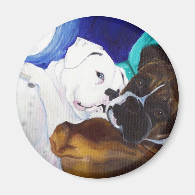 Busted Boxers Magnet (Front)