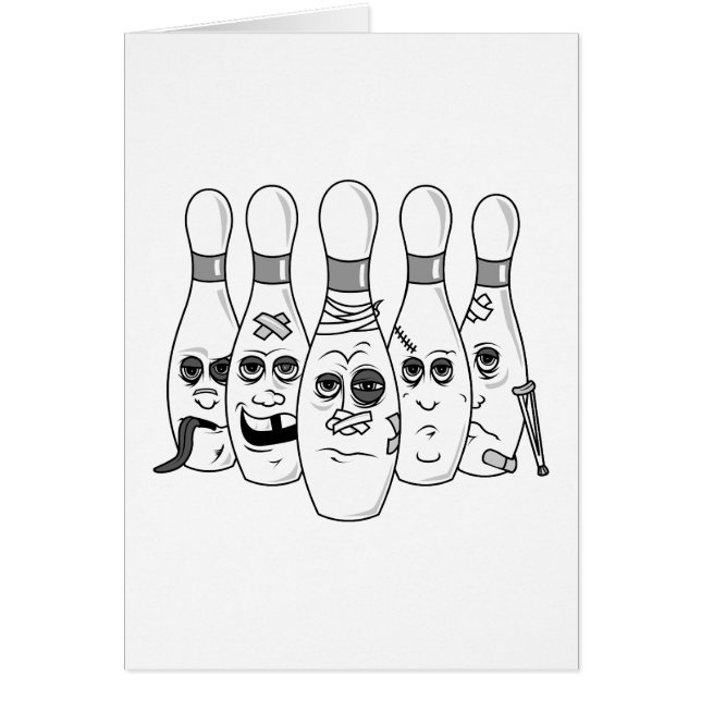 busted up bowling pins greys (Front)