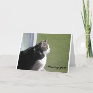 Buster & Gabe - Missing You (customizable) Card