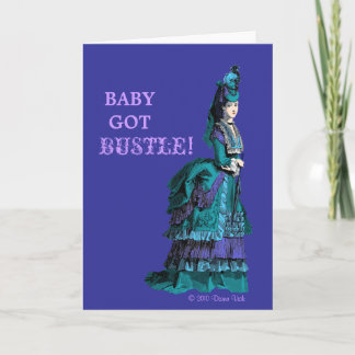 Bustle Greeting Card