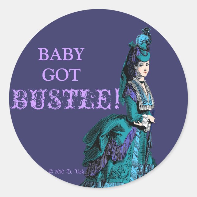 Bustle Sticker (Front)