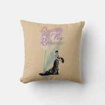 Bustle Up For A Fine Romance Throw Pillow