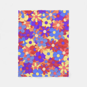 Bustling Bouquet Fleece Blanket