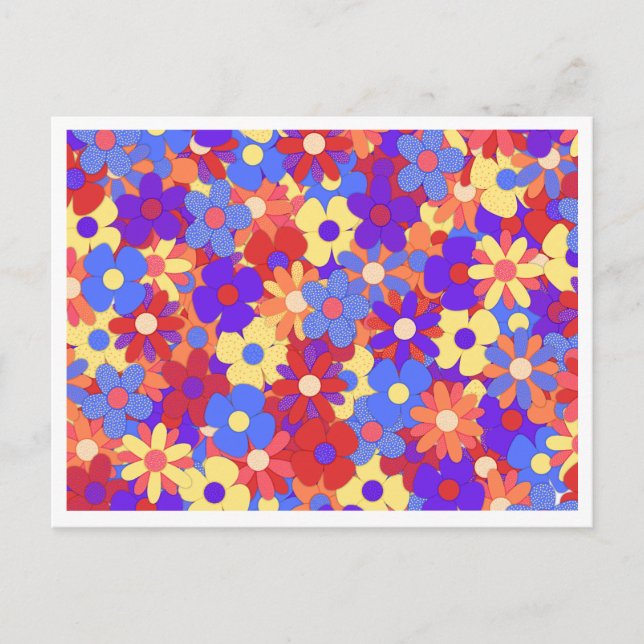 Bustling Bouquet Postcard (Front)