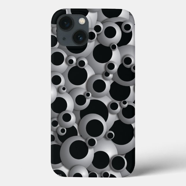 Bustling Bubbles Black Case-Mate iPhone Case (Back)