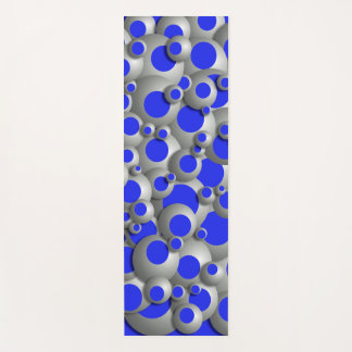 Bustling Bubbles Royal Blue Yoga Mat