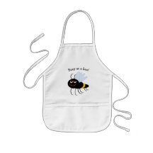 Busy As A Bee - kid's apron.