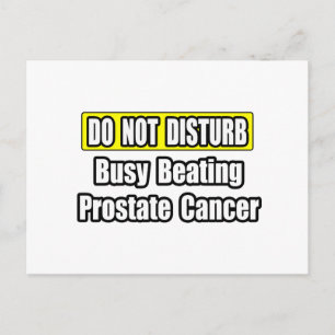 Busy Beating Prostate Cancer Postcard