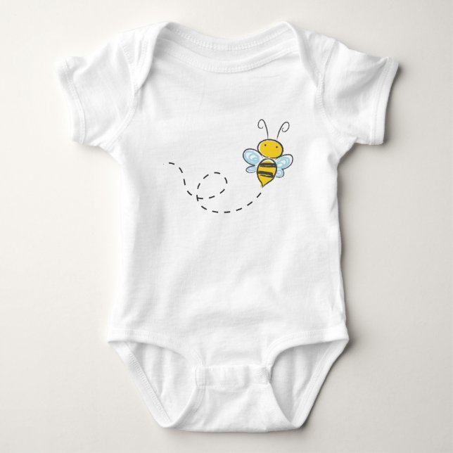 Busy Bee Baby Bodysuit (Front)