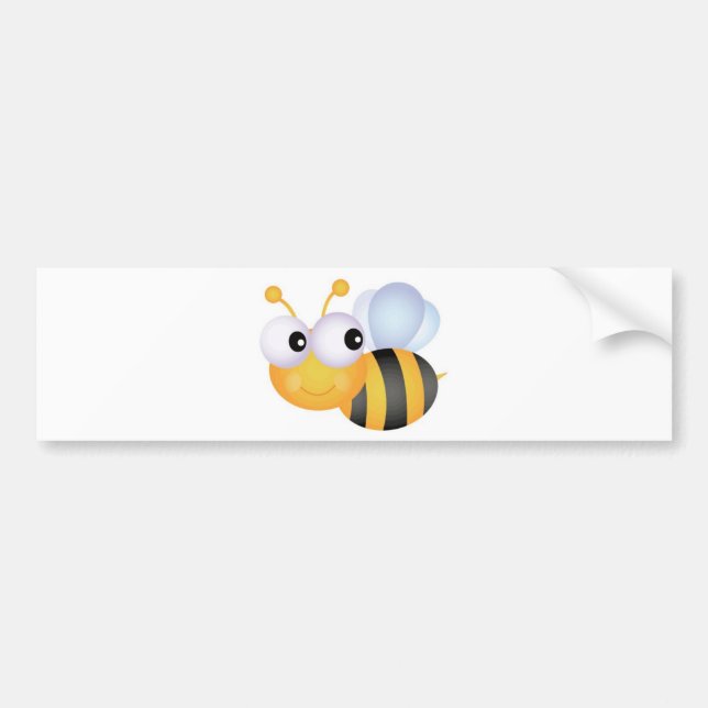 Busy Bee Bumper Sticker (Front)