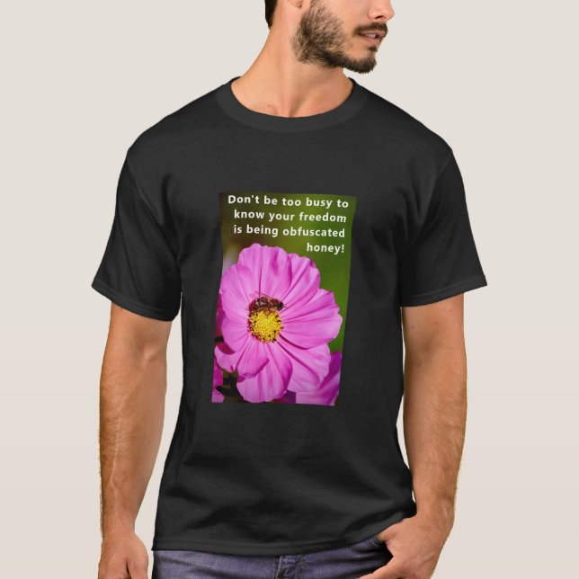 Busy Bee (dark) T-Shirt (Front)